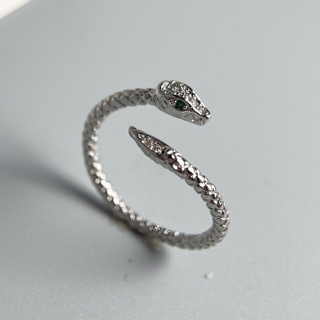 Xiaomi 925 Sterling Silver Rings for Women Couple Minimalist Handmade Simple Vintage Snake Ring Fine Jewelry Gift Prevent Allergy