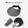 Women's Detachable Ice Silk Sun Protection Face Mask Hat