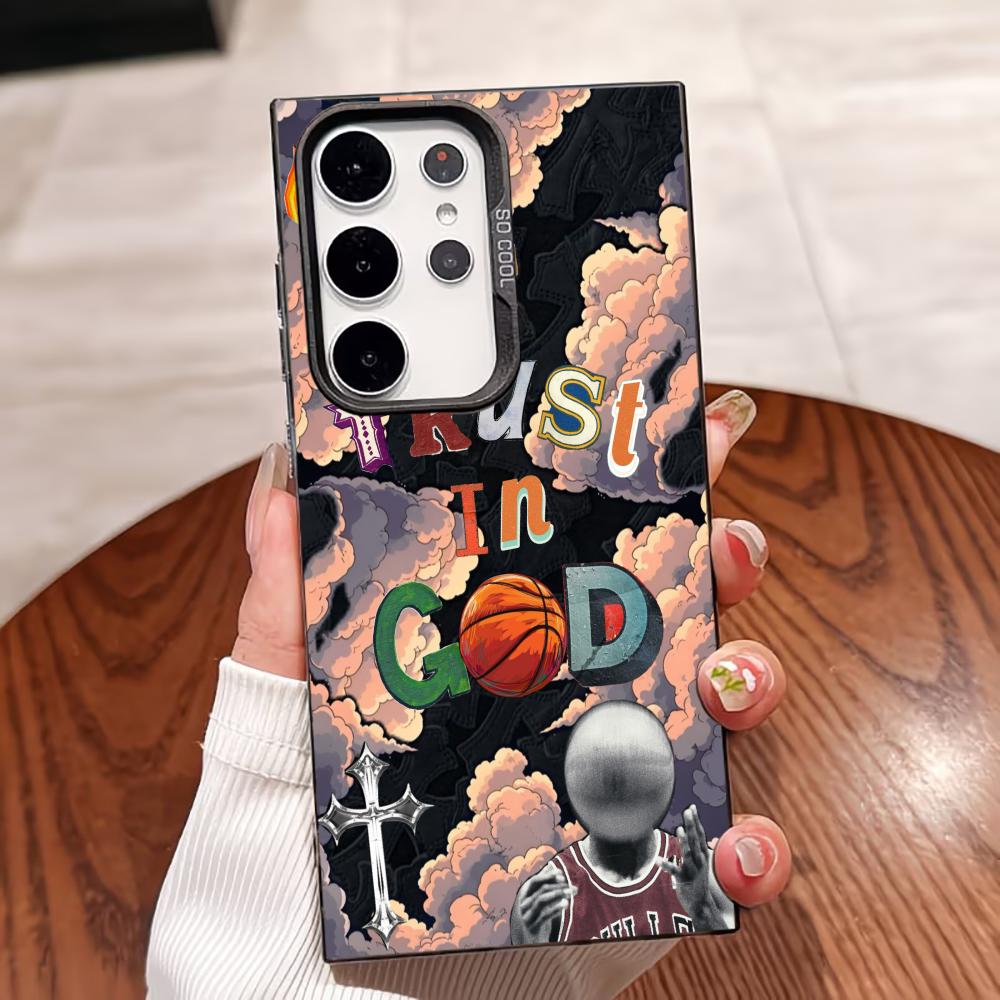 

Basketball Doodle Exquisite luxury High-end PhoneCase PhoneCase for Samsung Galaxy S26 S25 S24 S23 S22 S21 FE Ultra Plus GalaxyS25