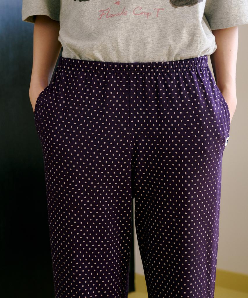 FUNFROMFUN Playful Banding Pants, Violet