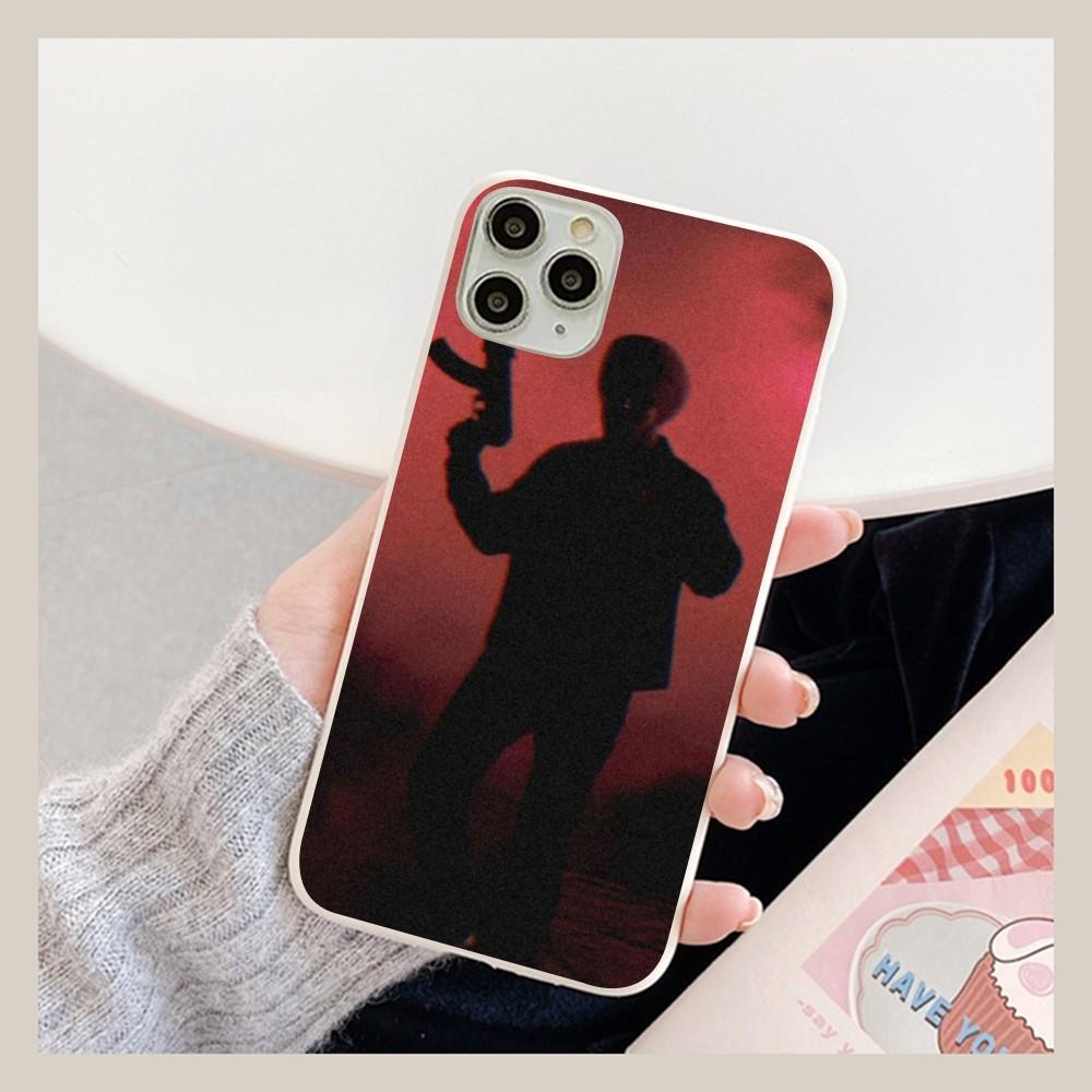 Singer Sidhu Moose Wala Phone Case For IPhone 14 11 12 13 Mini Pro Xs Max 8 7 6 6S Plus X XR Solid Candy Color Case