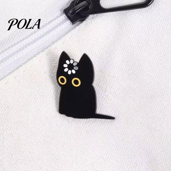 Spilla, Spilla a forma di Gatto Nero, Distintivo Decorativo con Spilla di Sicurezza Standard, Spilla Versatile per Abbigliamento Borse Cappelli Scarpe