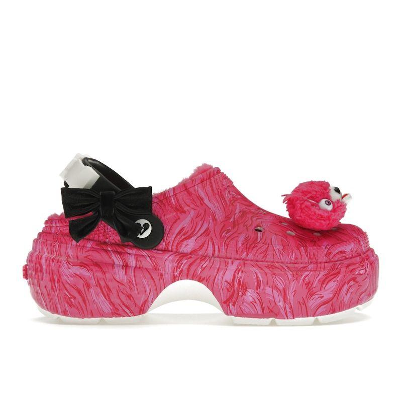 Fortnite x Crocs Stomp Lined Clog Cuddle Team Leader Unisex Sneakers Pink Multi 210497-9DD