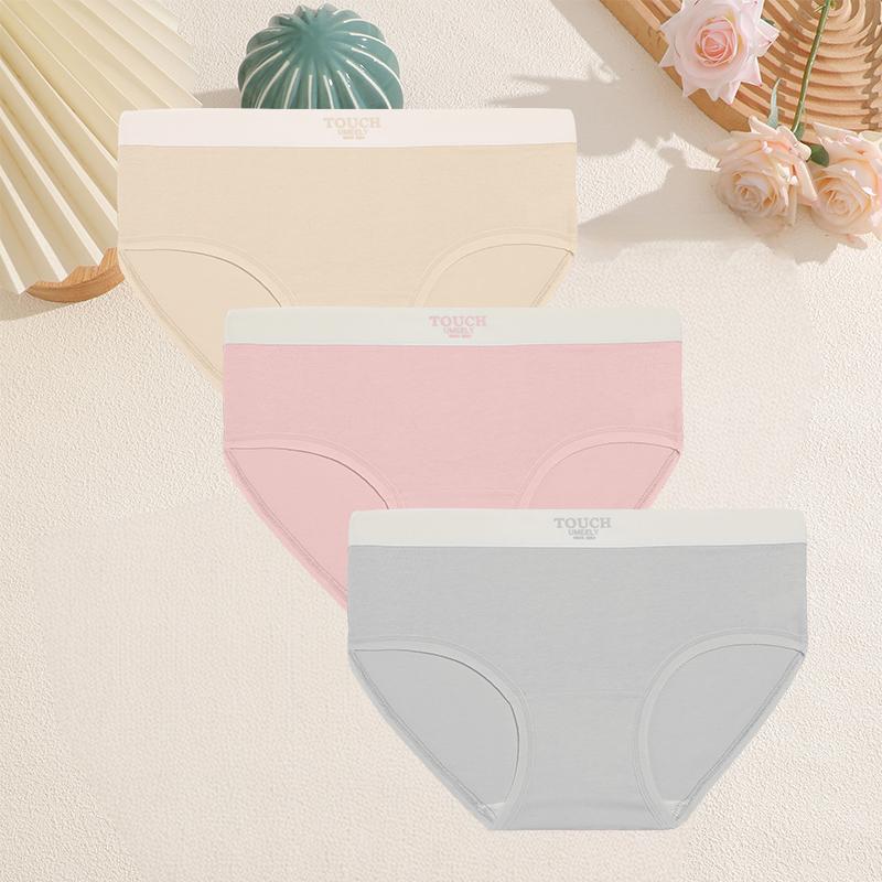 3PCS Woman Seamless Panties Pure Cotton Sports Briefs Fashion Sexy Underware Lingerie Underwear Women Female Triangular