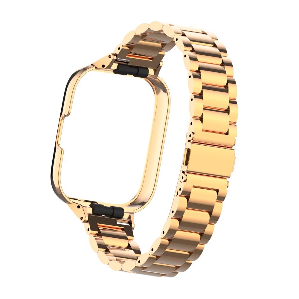 Metal Buckle Strap+Case for Redmi Watch 3 Active Milanese bracelet for Redmi Watch 3 Lite Band+Case protector Watch Accessories