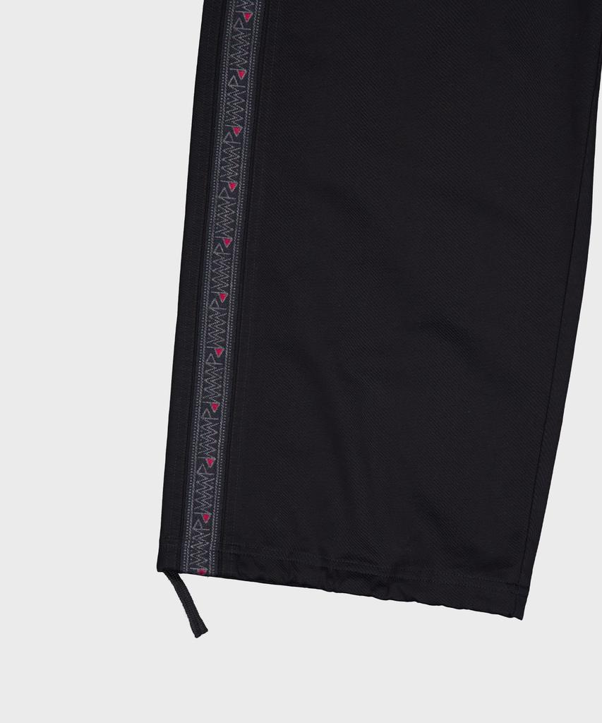 Yuupeu Side Tape Cargo Pants - Black