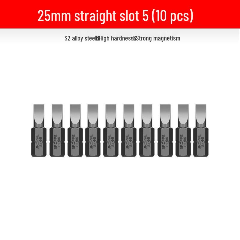Compact Electric Screwdriver Bit Set: Phillips, Slotted, Torx, Hex, Strong Magnetic Power Drill, S2 Magnetic Bits.