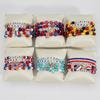 Country Flag Beaded Bracelet Set Multilayer Elastic Jewelry for Fans