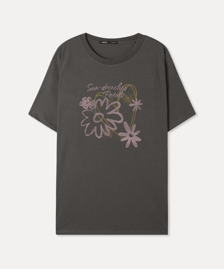 MIXXO Oversized Flower Graphic T-Shirt_Miwhwg738A