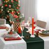 5-20Pack Satin Table Runner Green 12 X 108 Inches Table Runner Christmas Coffee Table Decor for Party Birthday Wedding Banquet