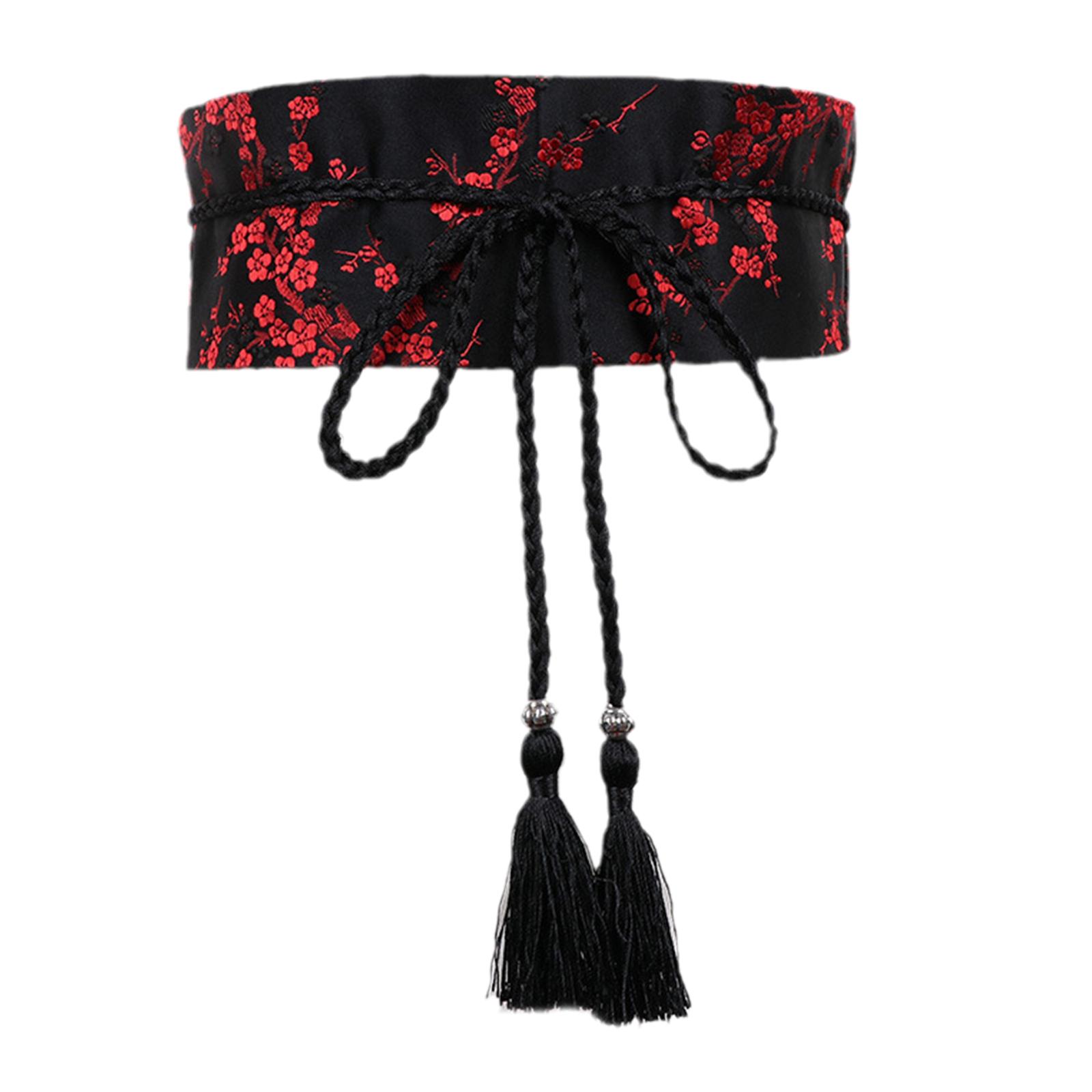 Cornbread Vintage Hanfu-tailleband voor dames, elegante Chinese stijl riem met kwastjes, accessoire voor Hanfu-kleding uit de Han-dynastie. veelkleurig
