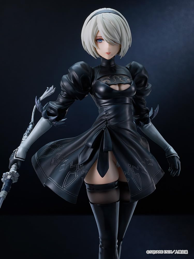 NieR Automata 2B 2 Type scale plastic painted finished figure Ver1.1a [YoRHa No. B] 1/7