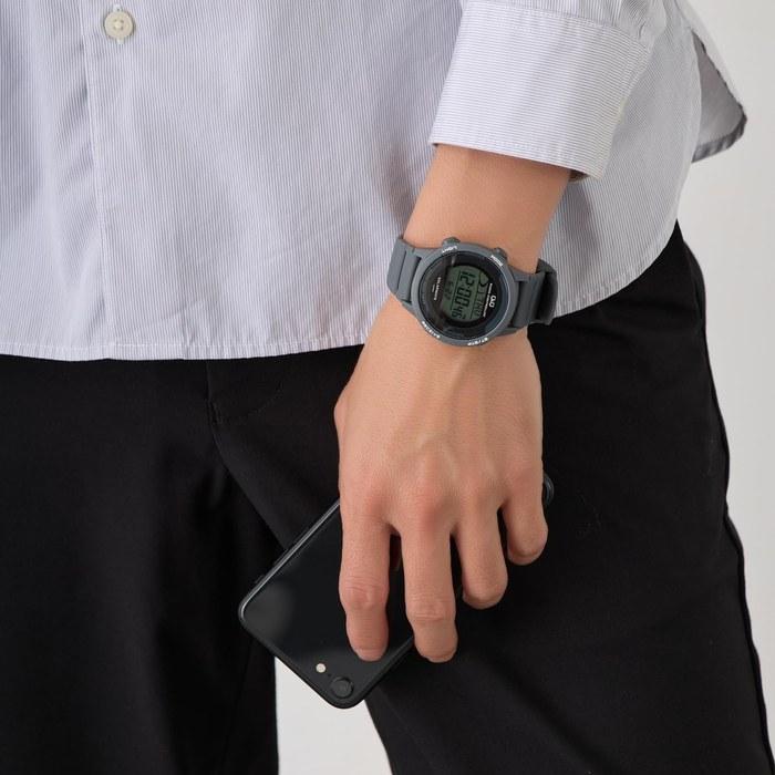 [Citizen Q&Q] Digital Watch, Radio Solar, Waterproof, Date, Urethane Band, D01A-002VK, Men's, Navy