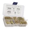 100Pcs   Picture Hangers Rust Resistant Stable   Seamless Sawtooh Frame Hanging Hooks with 200Pcs Screws