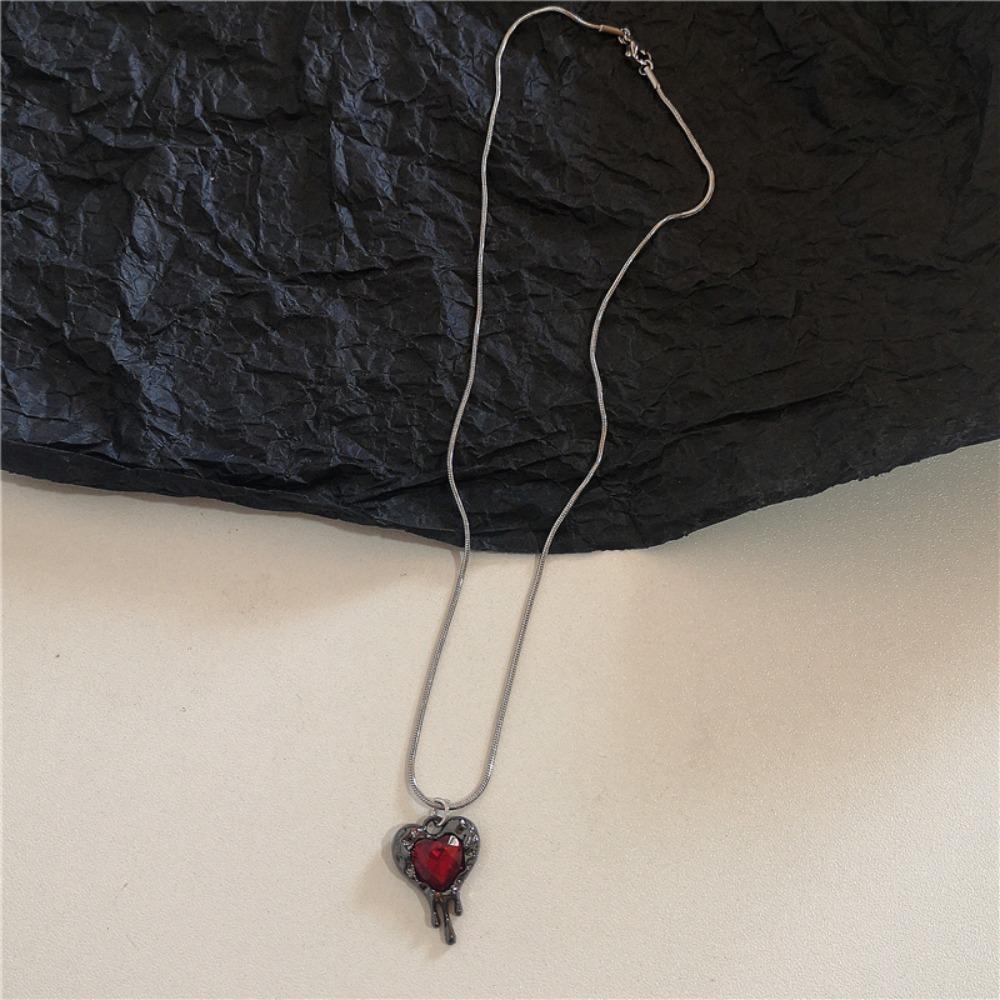 Ins Stil Schlangenkette Halskette Vintage Schmuck Accessoires Mode Gothic Ästhetik Anhänger