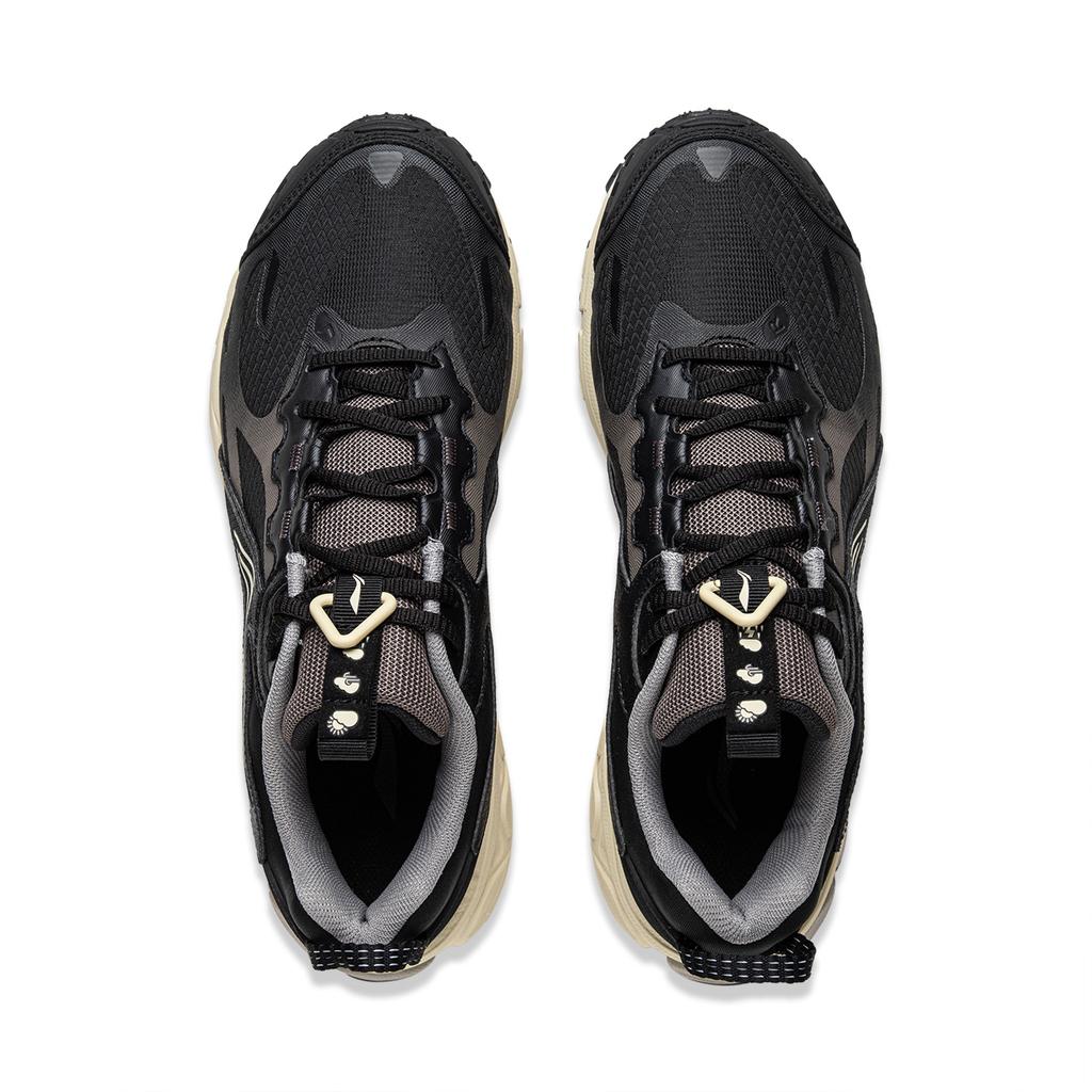 New LiNing Fuyao 2.0 Trail Anti Slip Wear Resistant Low Top Casual Running Shoes Men's Black ARXU011-3