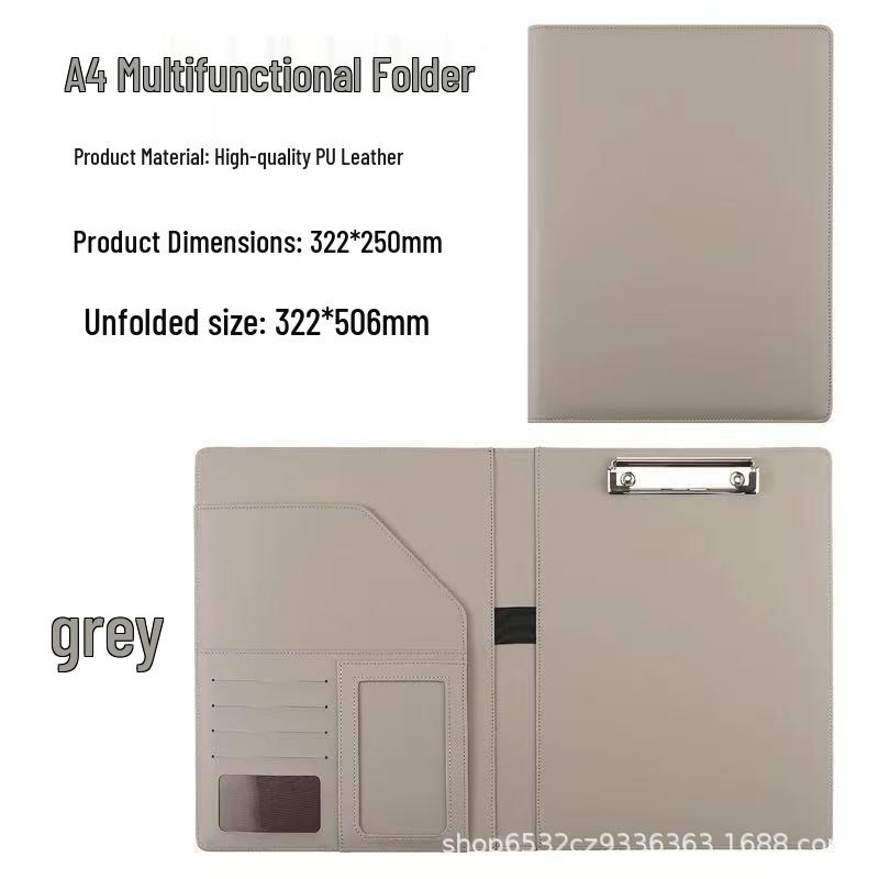 A4 Business Document & Card Holder - Multifunctional Sales Presentation Folder