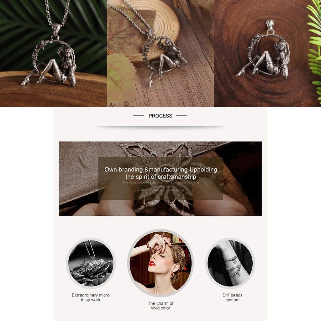 Trendy Punk Style Antique Finish Alloy Pendant Necklace For Fashionable Occasions