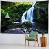 Wald Wasserfall Dekotapisserie Büro Wohnzimmer Dekor Heim Wandteppich