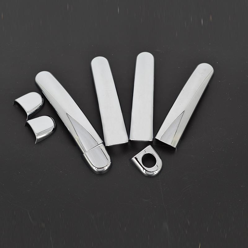 FOR Volkswagen Tiguan First Generation 2007-2017 Accessory Glossy Chrome Silver Door Handle BOWL Covers Trim 2010 2013 2012 2015