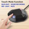 Computer Microphone 360 Degrees  Omnidirectional High Sensitivity Desktop Microphone for Laptop