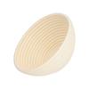 Washable Bread Fermentation Basket Innovative Shape Baking Basket for Kitchen Home Bakery Beige Rond 20x8cm