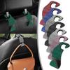 1Pcs Universal Bling Diamond Car Seat Back Hook Hanger Vehicle Auto Headrest Storage Holder Rhinestone Decor Car Accessories