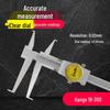 Paquímetro Guilin com Mostrador de Ranhura Dupla Interna 150-300mm Alta Precisão