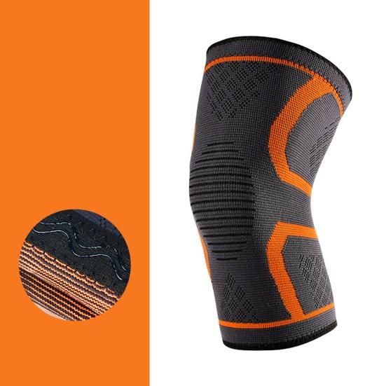 Knitted Sports Knee Brace Lightweight Breathable Knee Compression Sleeve Women Men Elastic Outdoor Fitness Basketball Running Knee