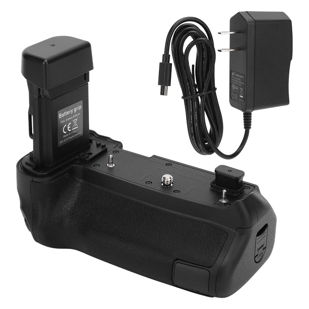 Przenośny pionowy uchwyt bateryjny Zamienny Otwór na śrubę 1/4 cala dla aparatu Canon EOSR Wtyczka amerykańska