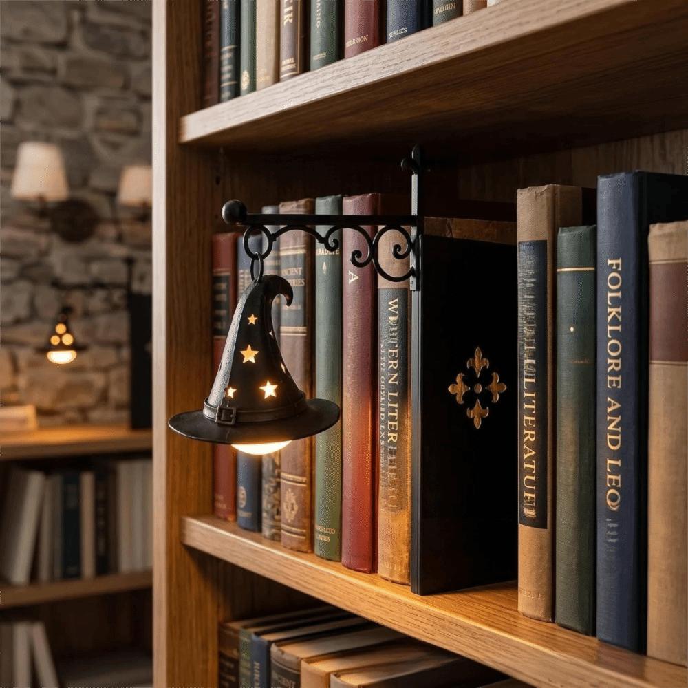 Vintage Bookshelf Lantern Light Warm White Bookshelf Lamp Bookshelf Ghost Light Reading