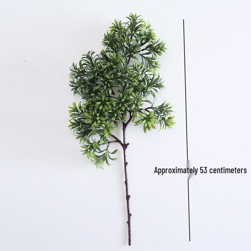 Ramură Artificială de Pin cu Frunze de Arțar și Accente de Chiparos