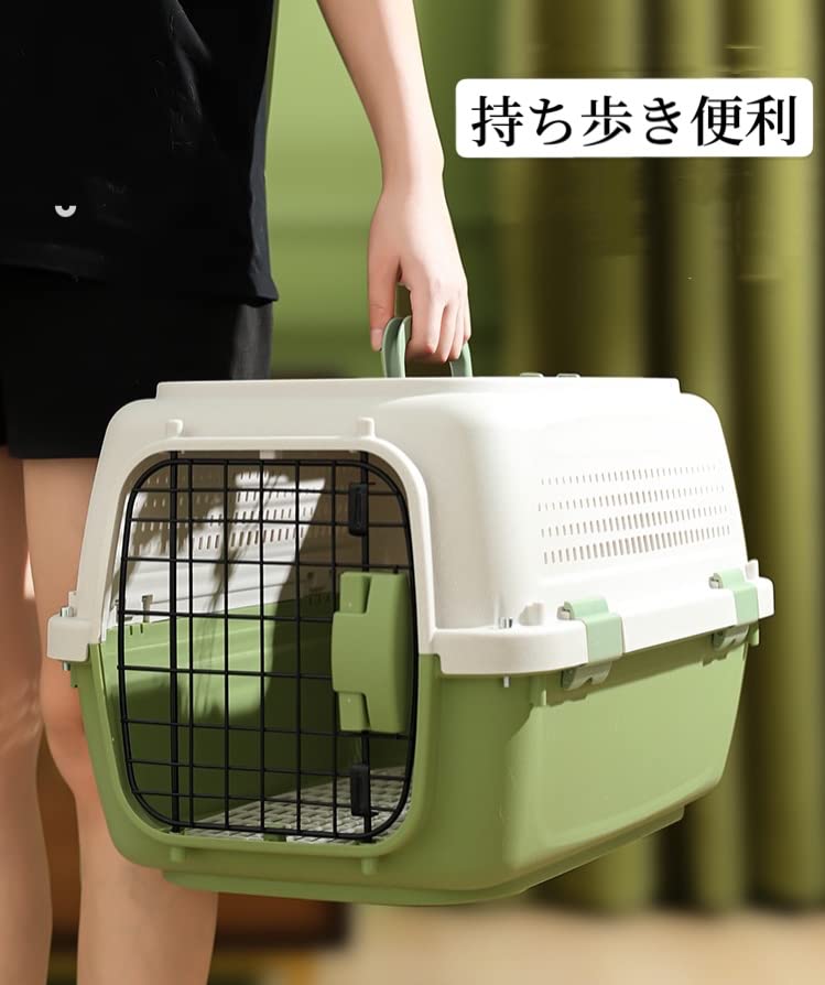 Makikotoma msmr Sac de Transport pour Animaux à Double Porte Pour Petits et Petits Animaux Transporteur de Camping Caisse Rigide Taille S Compatible Avion Transporteur pour Animaux de Compagnie