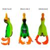 10 Color Floating Duck 9cm Rotating Webbed Road Sub Bait 11g Rotating Tractor Fish Bait Torpedo Frog Biomimetic Bait Lure