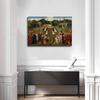 ZZWGHJ Adoration of The Lamb From The Ghent Altarpiece By Hubert Van Eyck Poster Canvas Image Printing Wall Art Decoration Aesthetics Living Room