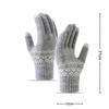Warm Touch Screen Gloves Thickened Wool Gloves Fashion Cycling Gloves  for Men Women