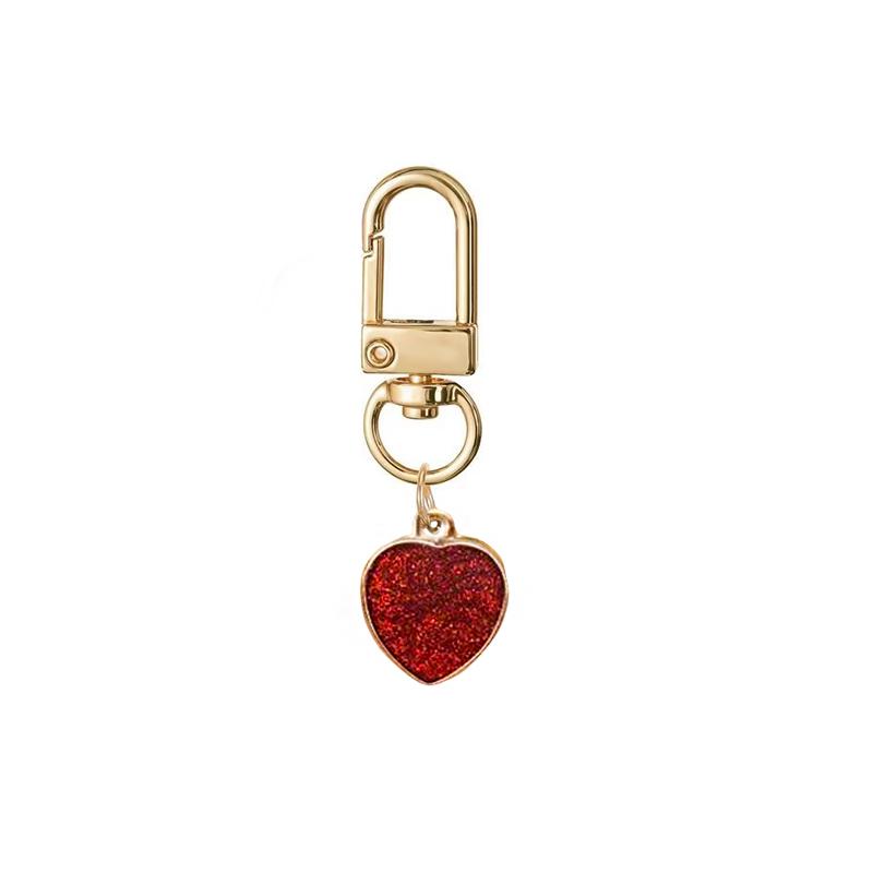 

1PC Alloy Rust-Resistant Enamel Secure-Holding Gift Bag-Charm Heart Daily-Use- Charm Lightweight Keychain Durable