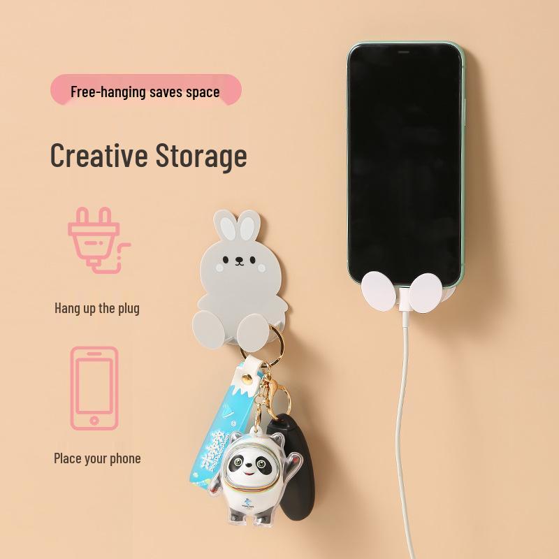 Kreslený samolepicí háček s kulovou hlavou - Organizér na zástrčky a držák na kabely