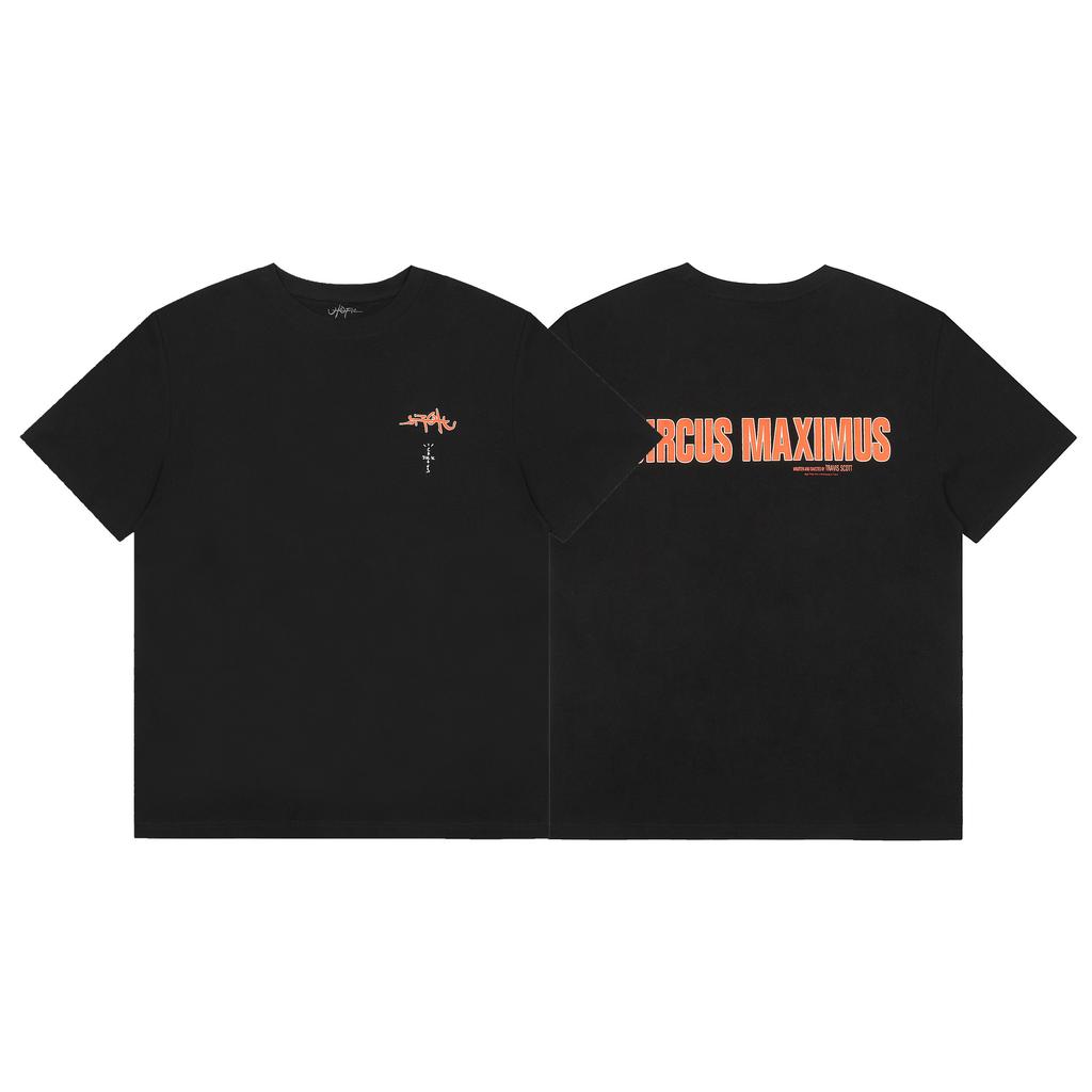 24S grenzüberschreitende Trendmarke Travis Scott Utopia Joint-Album geometrisches Graffiti kurzärmeliges T-Shirt Herren und Damen halblang