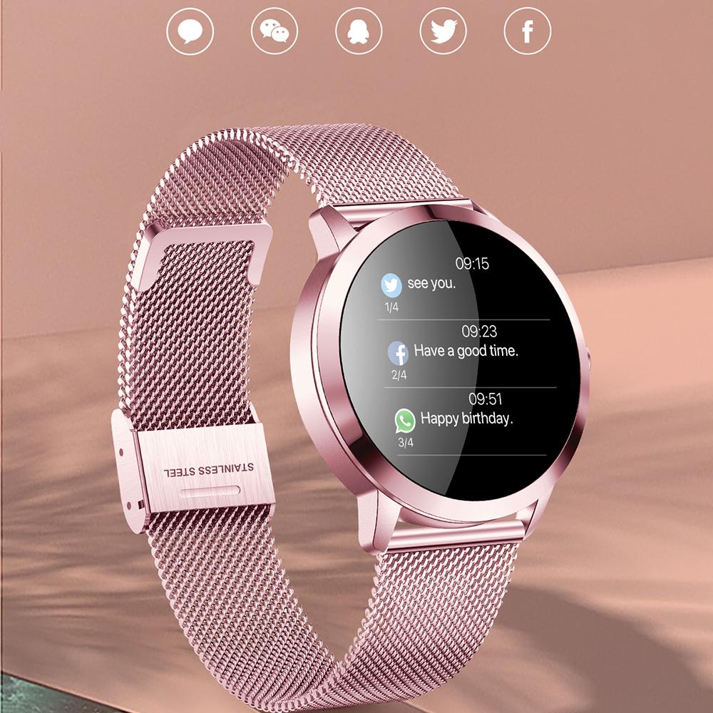Damski Smartwatch 1.09" Ekran Kolorowy HD IPS Damska Moda Cykl Fizjologiczny Serca Smartwatch PK DT66