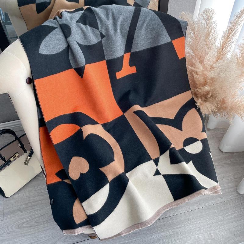 New Autumn Winter Scarf Women Warm Cashmere Scarves Girls Sweet Soft Shawl Outdoor Sun Ladies Shawls