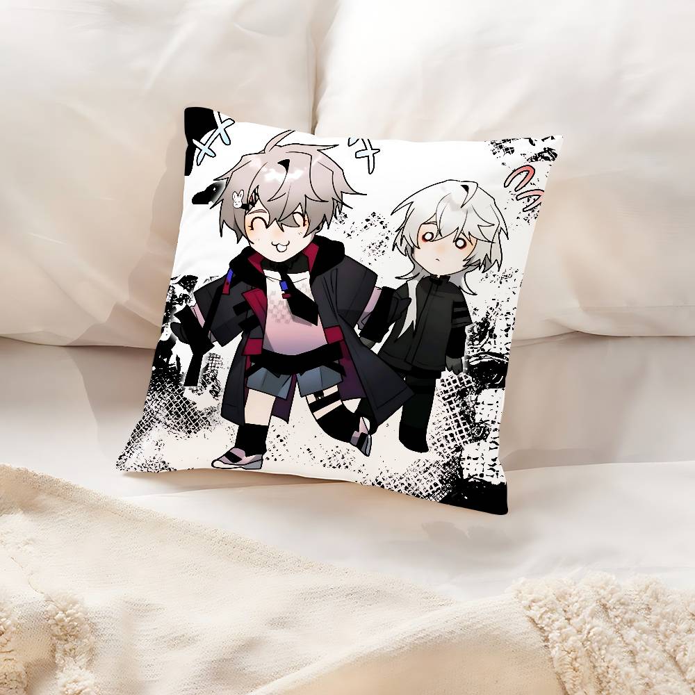 A D-Date With Death A-Adventure Game Case Cushion Cover Cute Throw Pillow Case For Car Sofa Pillowcase Polyester With Zipper