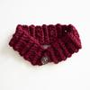Mellow Wool Knit Hair Band (Red)