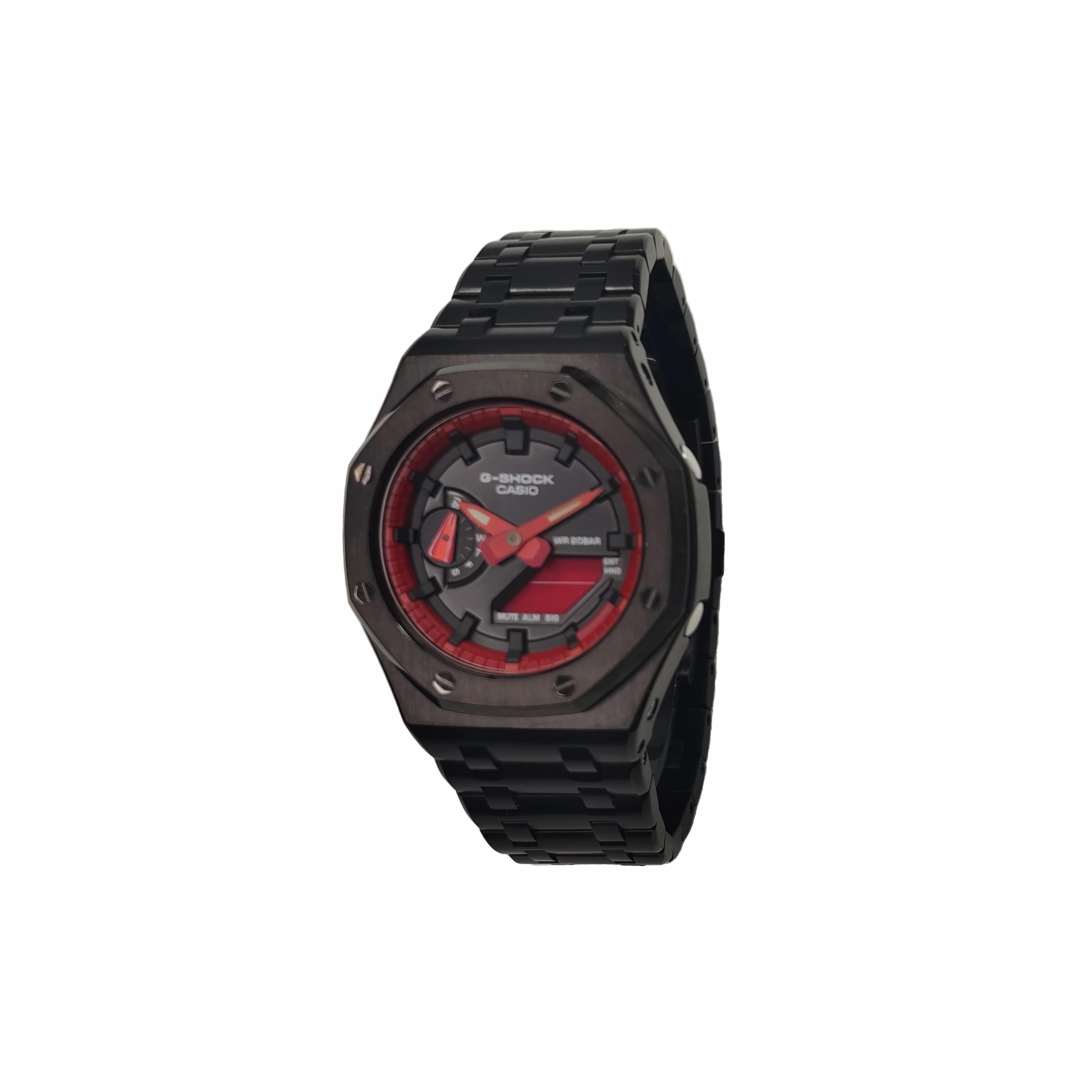 

CASIO Custom Collection Quartz Movement Watch Men s Watches Black Dial GA-2100-4A(Watch3--)