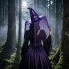 Couverture à pampilles Chapeau de sorcière d'Halloween Fantôme Araignée Pendentif Haut Cône Pointu Sommet Chapeau de sorcier Flexible Gothic Accessoires Cosplay