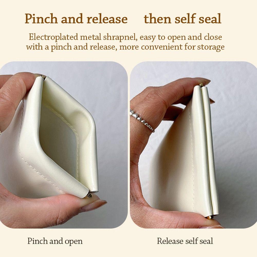 Fashion With Inner Bag Lipstick Makeup Bag Portable Mini Jewelry Handbag Simple PU Key Small Bags for Women Girls