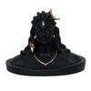 Black Resin Adiyogi Shiva Statue for Car Dashboard| Adiyogi Statue for Home Decor Pooja Room Office| Mahadev Murti Lord Shiva Idol