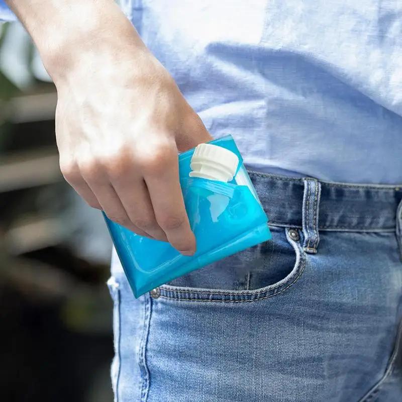 5L/10L Opakovaně použitelné ledové sáčky Suché mrazicí sáčky s kohoutkem Velkokapacitní ledová lázeň Mrazicí sáček pro kempování Turistiku Nápoje Vodní sáčky