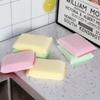 3pcs/6pcs Dishwashing Sponge Brush High Density Sponge Blocks Kitchen Supplies Brushing Bowl Cloth Washing Pot Sponge Durable