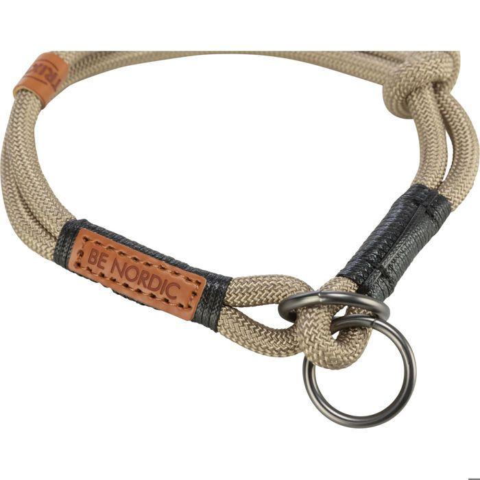 Collier Semi-étrangleur - Trixie - Be Nordic - Sable/Beige - Taille Moyen - Confort Optimal